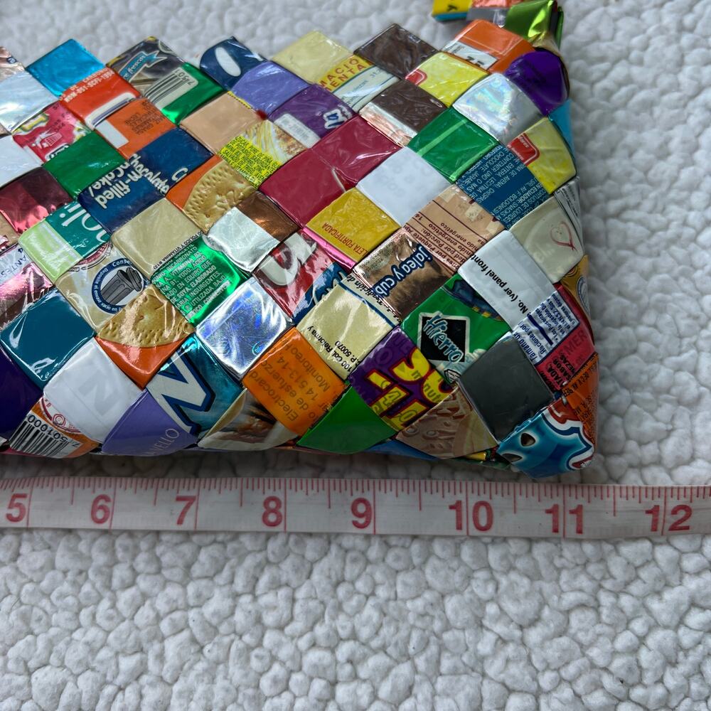 Candy Wrapper Shoulder Zip Handbag - image 7